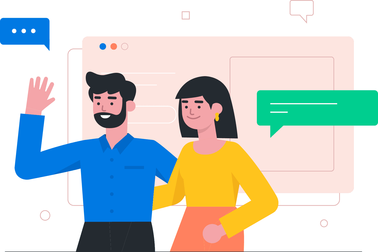 testimonal illustration